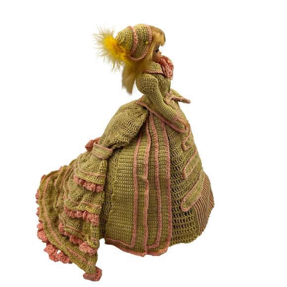 Vintage Annie's Attic Pattern November '93 Crochet Barbie Dress GWTW Victorian - Picture 2 of 11